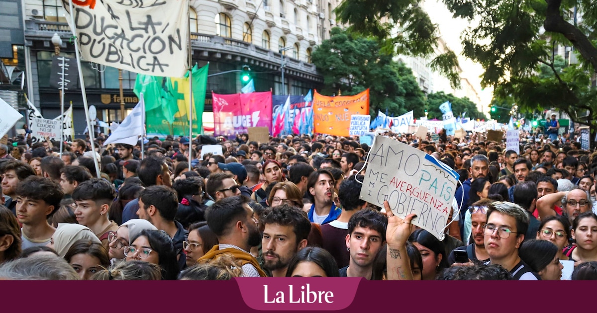 Argentinians massively demonstrate in defense of public education: "It's our sacred cow"